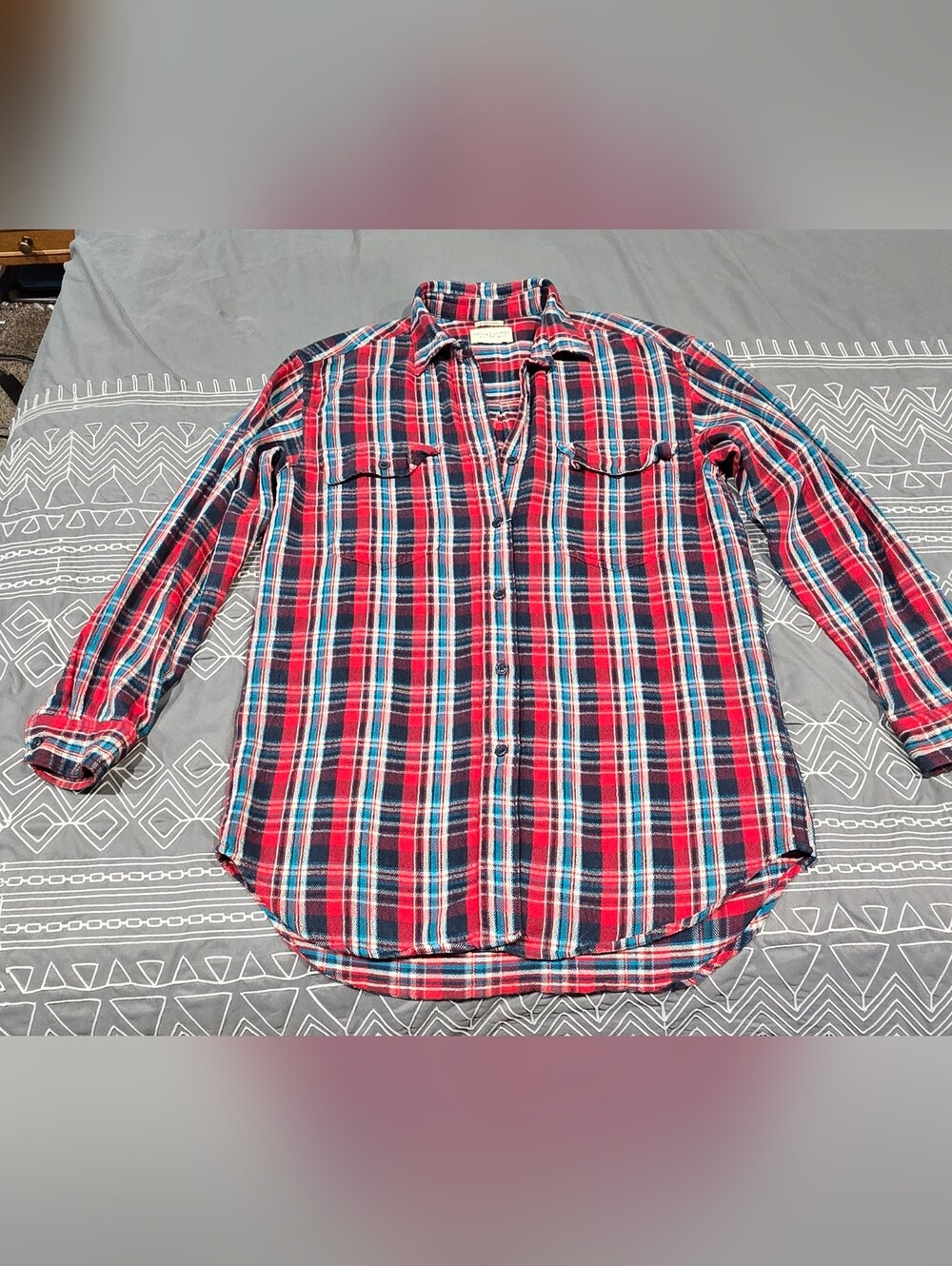 Denim & Supply Ralph Lauren Flannel Shirt Size Small